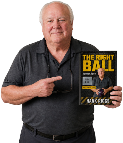 Hank the Ball Driller holding The Right Ball